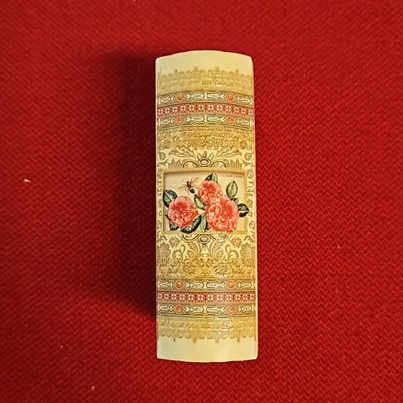 PUNCH STUDIO Rose soap faux vtg. book keepsake empty glittered magnetic Victoria - Picture 3 of 7